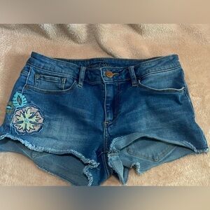 Floral Jean Shorts by Chip & Pepper
